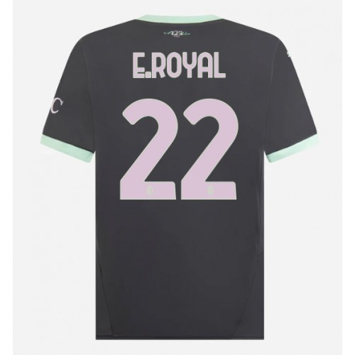 Pánský Fotbalový dres AC Milan Emerson Royal #22 2024-25 Třetí Krátký Rukáv